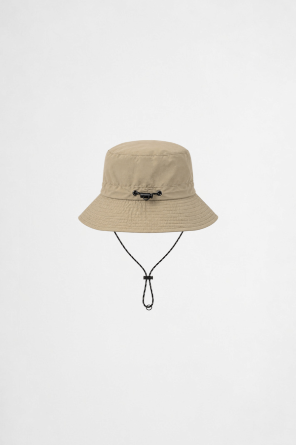 Technical nylon bucket hat