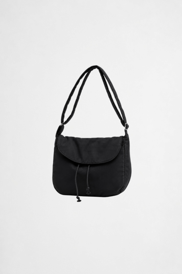 Crossbody Nylon Flap Bag