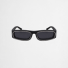 Rectangular frame sunglasses