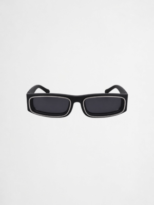 Rectangular frame sunglasses