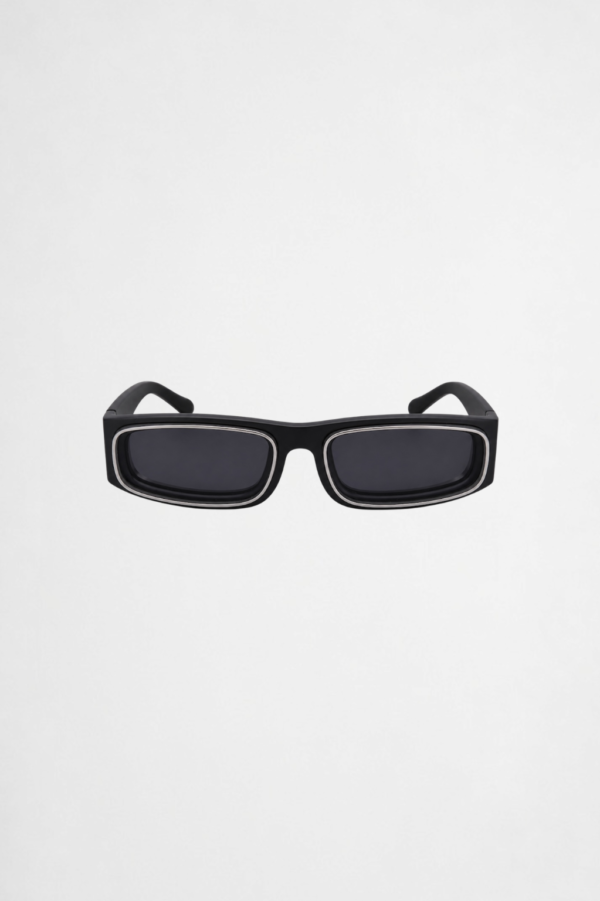 Rectangular frame sunglasses