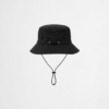 Technical nylon bucket hat