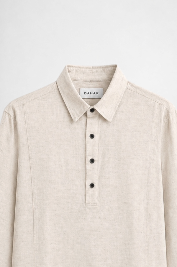 LINEN BLEND SHIRT