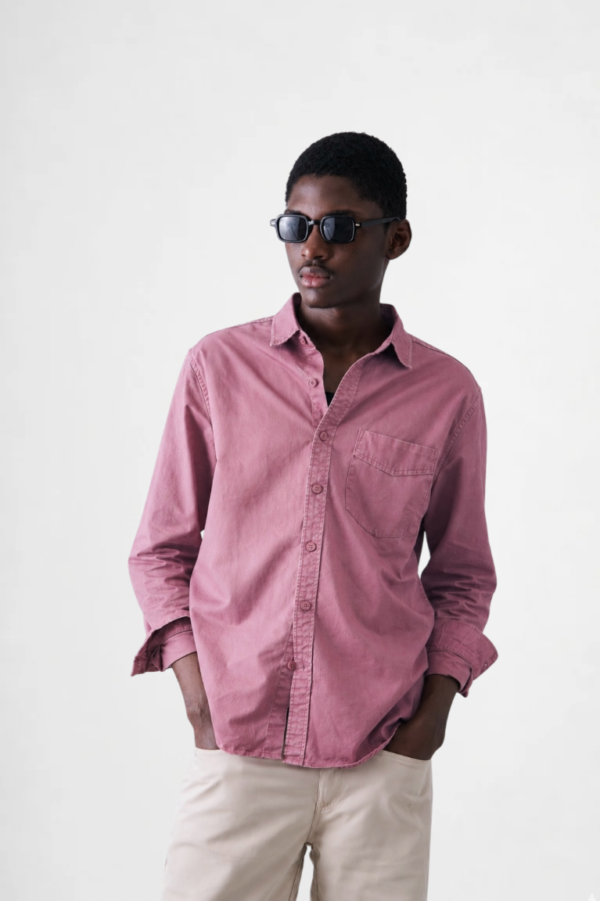RELAXED FIT WASHED SHIRT