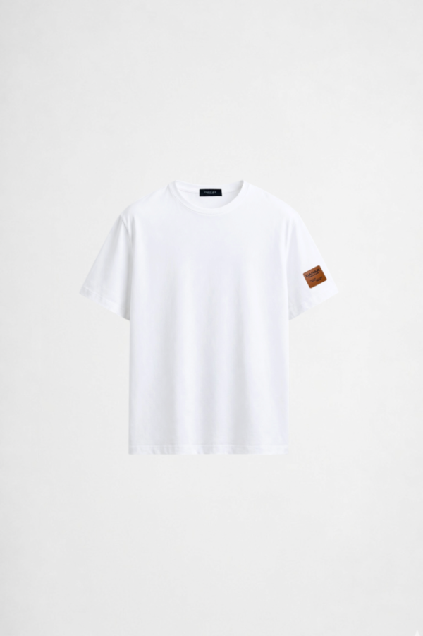 White regular-fit T-shirt by DAHAR