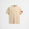 Beige regular-fit T-shirt by DAHAR