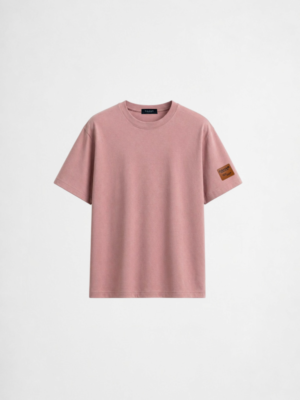 Brick red regular-fit T-shirt by DAHAR
