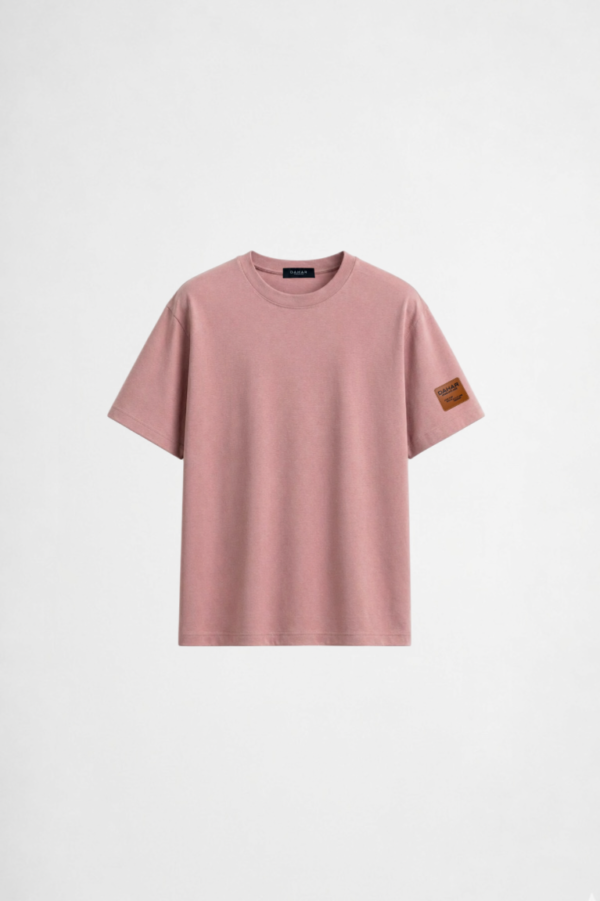 Brick red regular-fit T-shirt by DAHAR