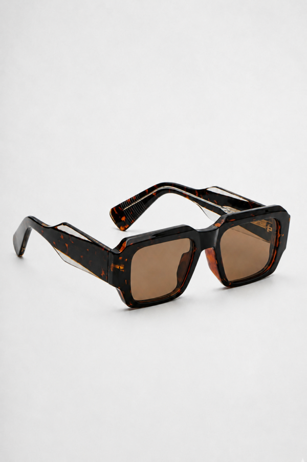 Lightweight polarized sunglasses with glare-reducing lenses.