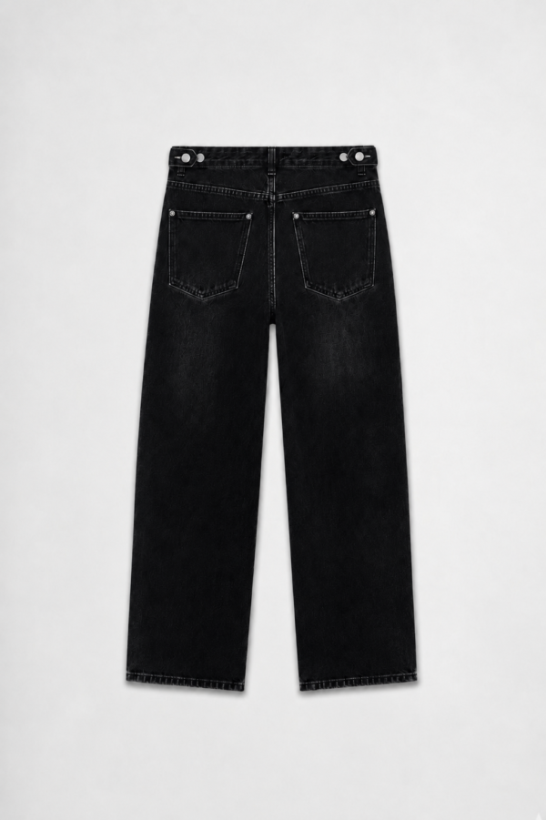 DAHAR WASHED BLACK JEANS