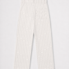 STRIPEND LINEN BLEND TROUSERS