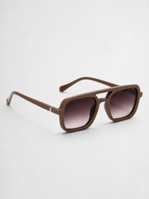 Tinted acetate sunglasses with UV400 protection.
